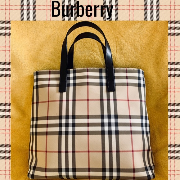 Burberry Handbags - burberry nova check Shoulder bag hand bag pvc